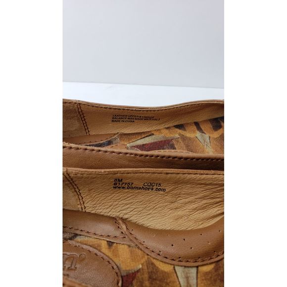 Born Lilly Slip On Leather Knot Ballet Flats Shoes - Picture 4 of 8